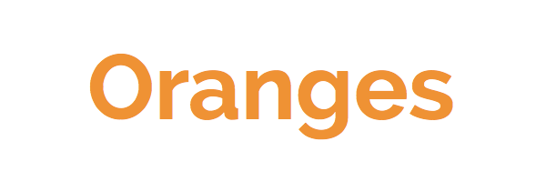 Oranges Text